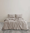 ATHENA LINEN - 100% French Flax Linen Duvet Set - Soft, Breathable & Luxurious